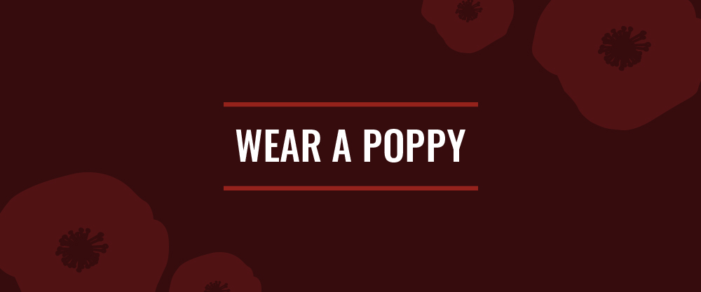 Wear a poppy